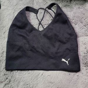 Puma Sports Bra, Size M, Black